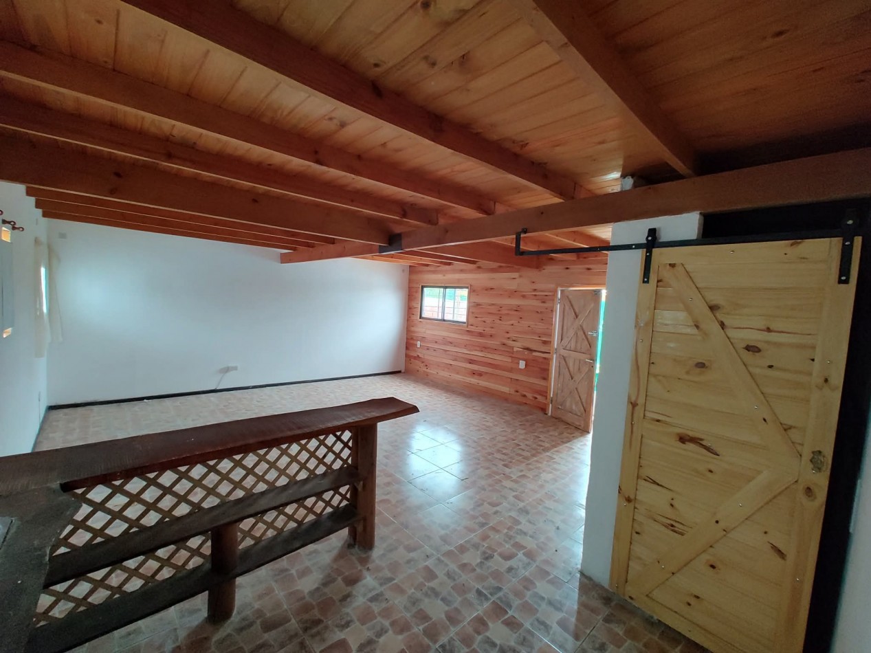 Vivienda y renta en un mismo lugar: casa + monoambiente en Mar de Ajo 